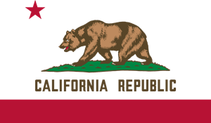 California State Flag Logo Vector
