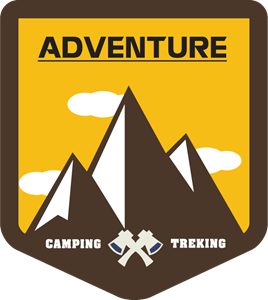camping treking Logo PNG Vector