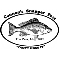 Cannon Snapper Fest Logo Vector