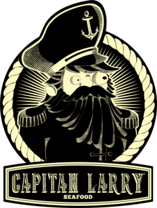 Capitan Larry Seafood Logo PNG Vector