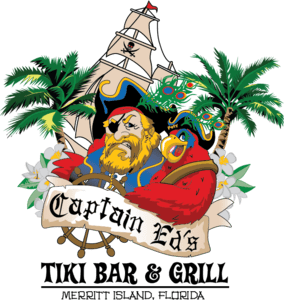 Captain EA's Tiki Bar & Grill Logo PNG Vector