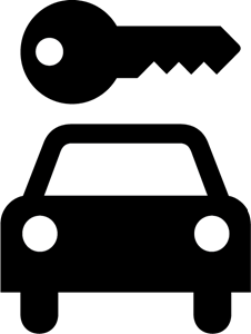 CAR RENTAL SIGN Logo PNG Vector