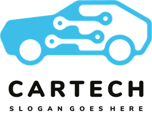 Car Tech Logo Vector