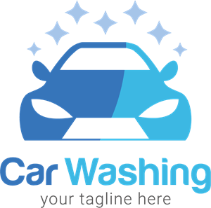 Car Washing Logo PNG Vector
