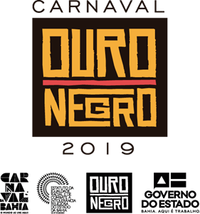 Carnaval Ouro Negro 2019 Bahia Logo Vector