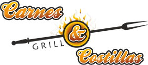 Carnes & Costillas Grill Logo PNG Vector