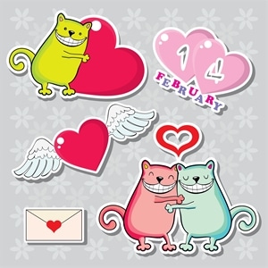 cartoon valentine Logo PNG Vector (AI) Free Download
