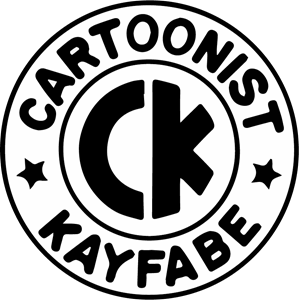Cartoonist Kayfabe EC Logo PNG Vector