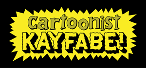 Cartoonist Kayfabe Logo Vector