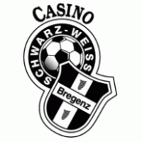Casino Schwarz Weiss Bregenz Logo Vector
