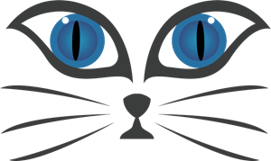 Cat Face Logo PNG Vector