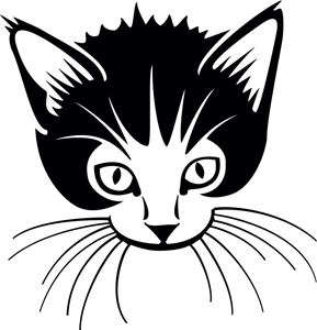 5,071 Free vector icons of cat  Cat logo design, Animal line drawings, Cat  vector