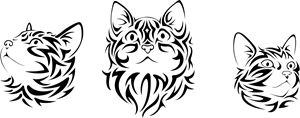Cat Logo PNG Vector