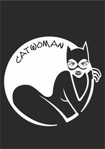 Cat woman Logo PNG Vector