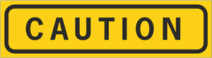CAUTION TRAFFIC SIGN Logo PNG Vector