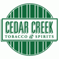 Cedar Creek Tobacco & Spirits Logo Vector