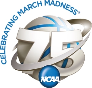 Celebrating March Madness - 75 years Logo PNG Vector