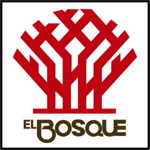 Centro Comercial El Bosque inicial Logo Vector