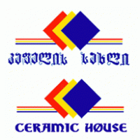 Ceramic House Logo Vector
