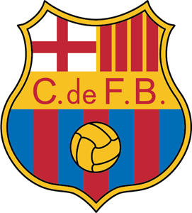 CF Barcelona 50's - 60's (old) Logo Vector
