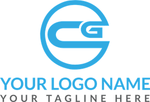 CG letter for any company Logo PNG Vector