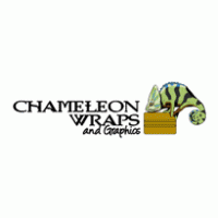 Chameleon Wraps and Graphics Logo Vector
