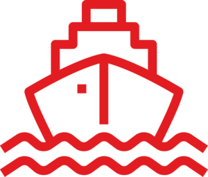 Chao Phraya Express Boat red flag Logo PNG Vector