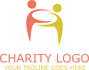 Charity Happy People Logo PNG Vector
