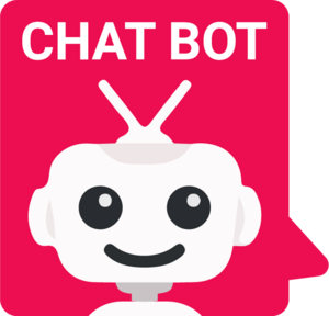 Chat Bot Badge Logo PNG Vector