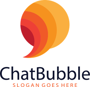 Chat Bubble Logo PNG Vector