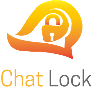 Chat Lock Logo PNG Vector