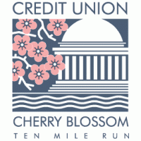 Cherry Blossom Ten Mile Run Credit Union Logo PNG Vector