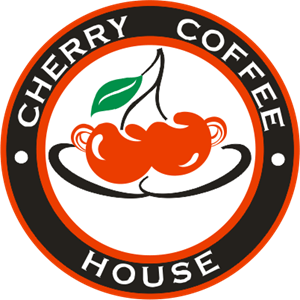 Cherry Coffee House Logo Vector