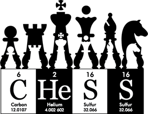Logo design world chess championship Royalty Free Vector