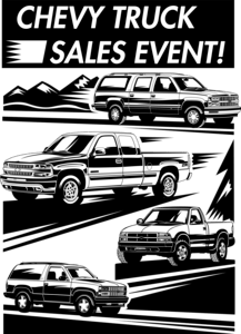 Chevrolet Truck Sales Event Logo PNG Vector