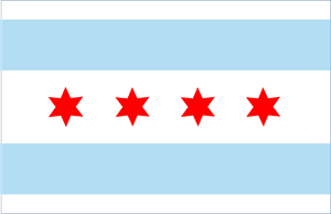 Chicago City Flag and Seal Logo PNG Vector