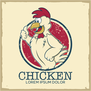 Chicken Logo PNG Vector