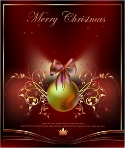 christmas decorations Logo Vector