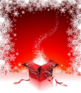 christmas gift box Logo PNG Vector