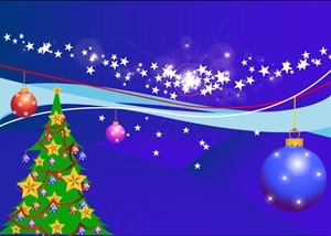 christmas gift tree abstract snowflake x mas card Logo PNG Vector