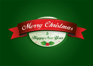 CHRISTMAS NEW YEAR LABEL Logo PNG Vector