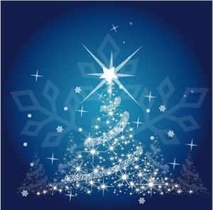 christmas tree blues Logo PNG Vector
