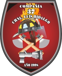 CIA CRNL. LUIS HIDALGO 37 Logo Vector