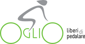 Ciclabile Ciclovia Fiume Oglio Logo Vector