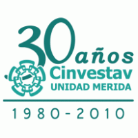 Cinvestav Unidad Merida 30 Aniversario Logo Vector