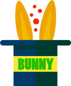 Circus Rabbit Bunny Logo PNG Vector