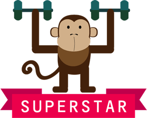 Circus Superstar Money Logo PNG Vector