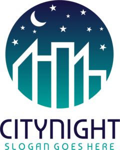 City Night Logo PNG Vector