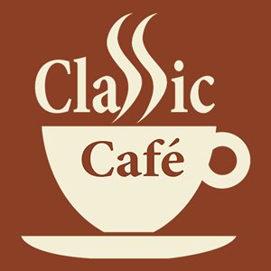Classic Cafe Logo PNG Vector