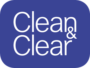Clean & Clear Logo Vector